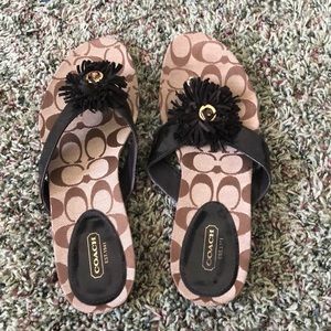 Coach Flip Flops